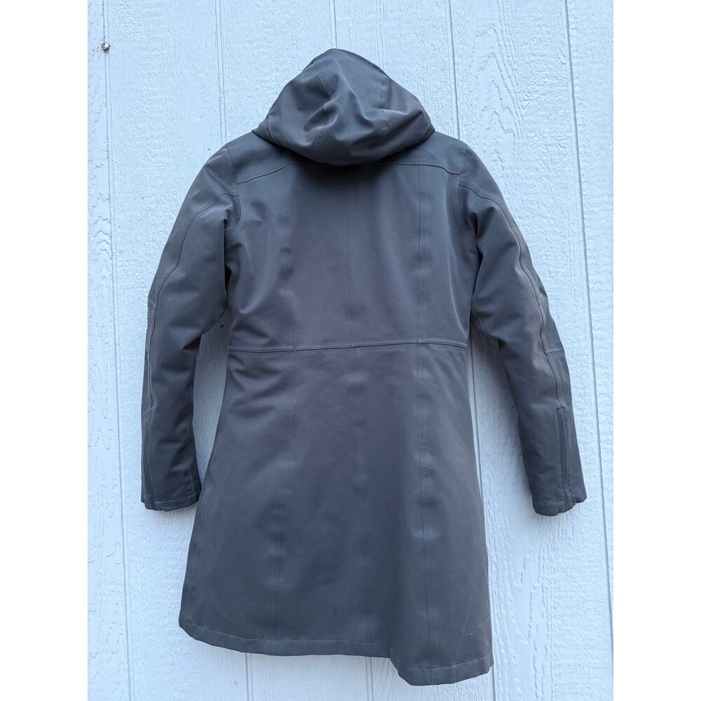 PATAGONIA Tres 3 in 1 waterproof gray burgundy goose down parka coat jacket XS - Picture 8 of 15